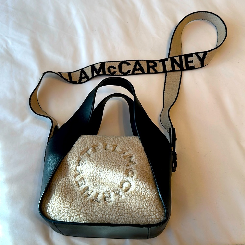 Copy- Stella McCartney Mini Shearling Tote  Like New